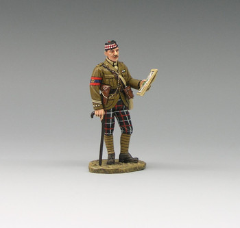 FW025 Officer Holding Map by King & Country