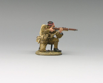 FW026 Kneeling Firing Rifle by King & Country