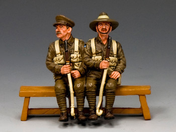 GA011-Q Sitting Anzac Set#2 (Queensland) by King & Country