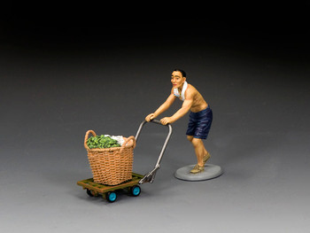 HKY017 The Vegetable Coolie and Cart by King & Country