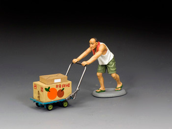 HKY019 The Delivery Coolie and Cart by King & Country