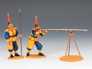 IC042 Imperial Match Lock Gun Team B by King & Country