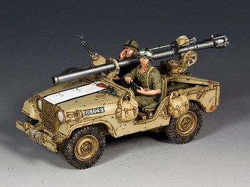 IDF017 Israeli M38 Jeep with 106mm Recoiless Rifle by King & Country
