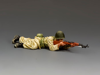 IDF025 Egyptian/Syrian Soldier Lying Prone by King & Country