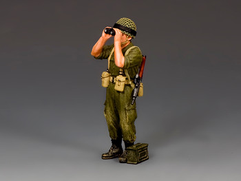 IDF027 Standing Israeli Officer w/Binos by King & Country