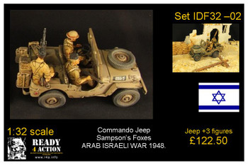 IDF32-02 Sampsons Fox Jeep 2 by Ready4Action by King & Country