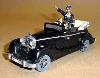 LAH020 Black Mercedes Staff Car with Himmler by King & Country