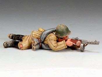 RA020 Red Army Soldier Lying Prone by King & Country