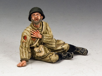 RA022 Red Army Soldier Sitting Wounded by King & Country