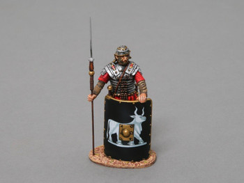 ROM003C Roman Empire 9th Legionnaire Looking Left Black Shield by Thomas Gunn