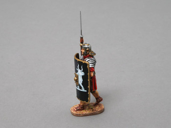 ROM005C Roman Empire 9th Legionnaire w/ Pilum Raised Black Shield by Thomas Gunn