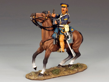 TRW012 Mounted Dragoon Corporal with Pistol by King & Country