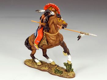 TRW015 Mounted Warrior with Lance by King & Country