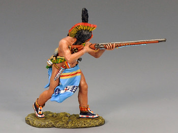 TRW016 Warrior Firing Musket by King & Country