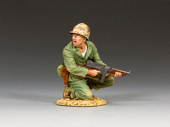 USMC013 Marine Officer w/Tommy Gun by King & Country
