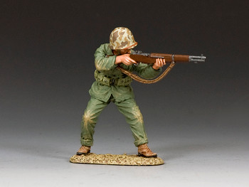 USMC014 Marine Firing his Garand by King & Country