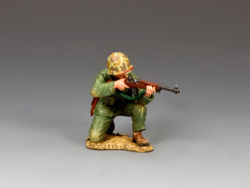 USMC024 Marine Kneeling Firing Carbine by King & Country