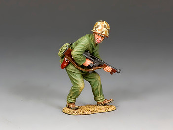 USMC035 Crouching Tommy-Gunner by King & Country