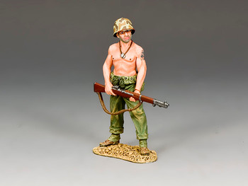 USMC040 Bare Chested Marine by King & Country