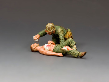 USMC044 Navy Corpsman & Wounded Marine by King & Country