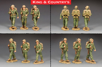 USMC062 Marching Marines by King & Country
