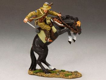 King & Country AL014 Leaping Light Horseman. Set reference photograph from the Operation ToyBox media library; image © King & Country.