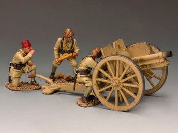 King & Country AL015 Turkish 77mm Artillery Set