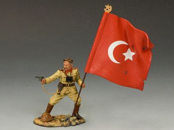King & Country AL019 Turkish Officer with Flag