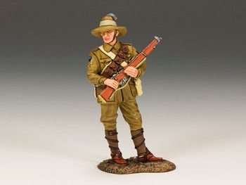 King & Country AL021 Standing Light Horseman. Set reference photograph from the Operation ToyBox media library; image © King & Country.