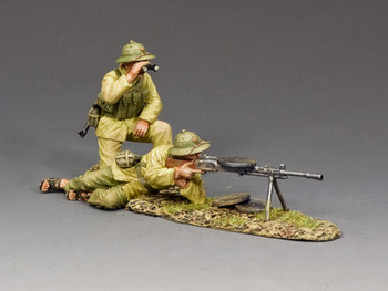 VN080 NVA/VC Machine Gun Team by King & Country