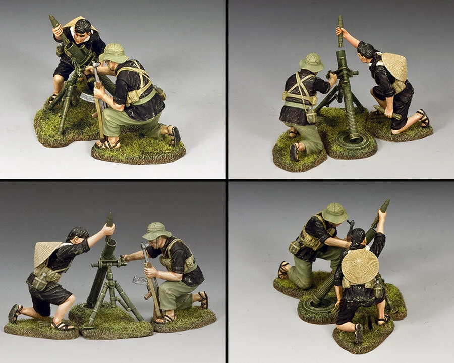 VN088 Viet Cong Mortar Set — reference views
