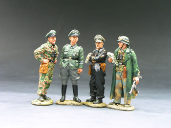 King & Country WS075 Commanders Conference. Set reference photograph from the Operation ToyBox media library; image © King & Country.