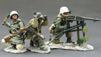 King & Country WS082 Winter MG42 Team. Set reference photograph from the Operation ToyBox media library; image © King & Country.