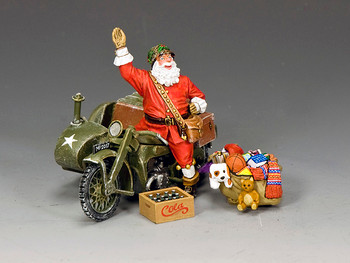 XM017-02 Santa On A Motorbike by King & Country