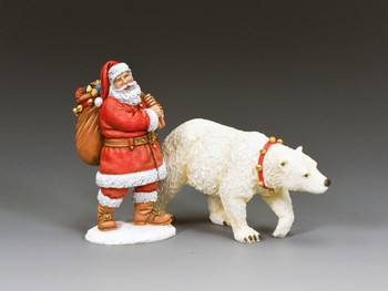 XM021 Santa & His Polar Bear by King & Country