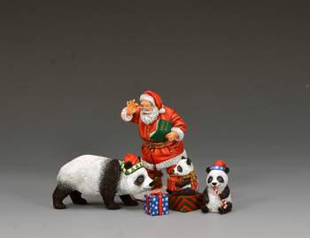 XM025 Santa & His Panda Bears by King & Country