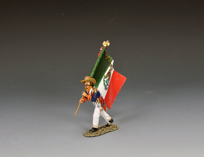King & Country RTA138 Mexican Army Flagbearer product reference